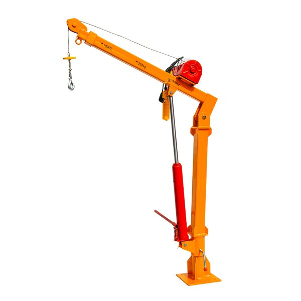Vehicle Mounted Mini Crane Manufacturer - 2Ton 220V Telescopic Rotatable