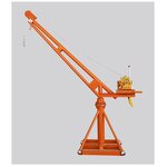 Mini Engine Crane Supplier - 360 Degrees Rotate Outdoor Use
