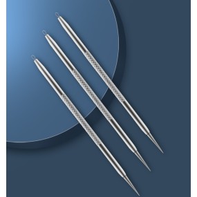 Double Head Needle Scraping Tool for Face Acne and Blackhead Removal Pore Cleaning Tool with Acne Treatment Feature