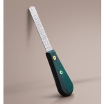 Professional Double-Sided Stainless Steel Nail File Straight Pattern Sanding Strip Tool for Nail Care
