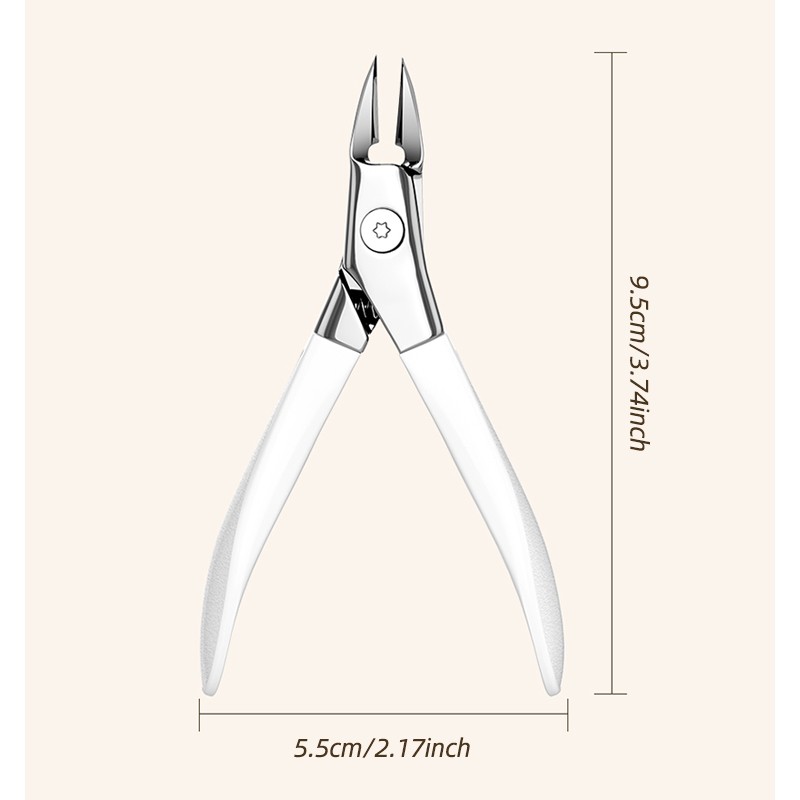 Special Bevel Olecranon Nail Clippers for Ingrown Nails on Fingers Single Groove Pedicure Tool