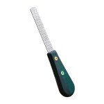 Professional Double-Sided Stainless Steel Nail File Straight Pattern Sanding Strip Tool for Nail Care