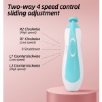 Portable Six-in-One Multi-Head Electric Nail Grinder Anti-Scratch Anti-Pinch Baby Nail Clippers Manicure Suit for Children's