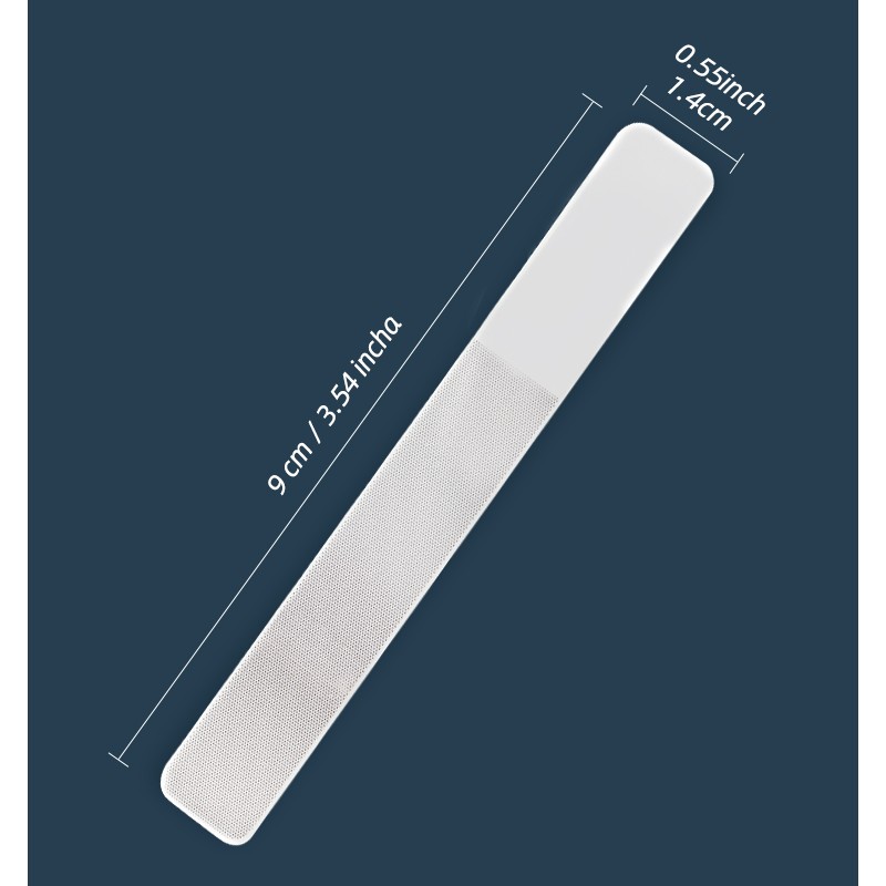 Premium Double-Sided Glass Nail File and Nano Bar Pedicure Set for Manicure & Pedicure Factory Direct