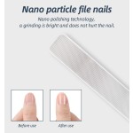 Premium Double-Sided Glass Nail File and Nano Bar Pedicure Set for Manicure & Pedicure Factory Direct