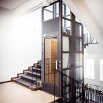 Home Elevator Manufacturer - OEM/ODM Outdoor Residential 2-4 Person Traction Lift