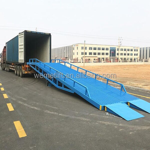 Container Ramp Manufacturer - OEM/ODM 6-15t Portable Hydraulic Yard Mobile Ramp
