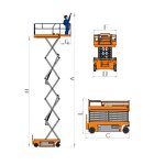 Electric Scissor Lift Manufacturer - OEM/ODM CE Certificate Aerial Hydraulic Mobile