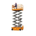 Scissor Lift Manufacturer - OEM/ODM 6M-8M Hydraulic Driven Mobile Mini Lift