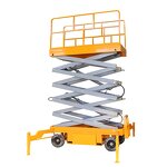 Scissor Lift Manufacturer - OEM/ODM 500-2000kg 6m-18m Mobile Warehouse Man Lift