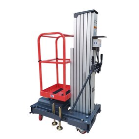 Industrial Lifter Manufacturer - OEM/ODM 6m-10m Aluminum Single Mast Drywall Lifter