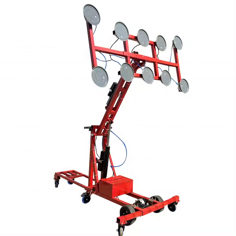Glass Lifter Manufacturer - OEM/ODM 400kg 6 Suckers Vacuum Big Windscreen Trolley