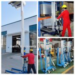 Vertical Mast Material Lift Manufacturer - OEM/ODM 6.5m 300kg for Construction Warehouse