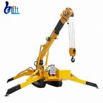 Crawler Spider Crane Manufacturer - OEM/ODM 8t Small Equipped With Cab Boom