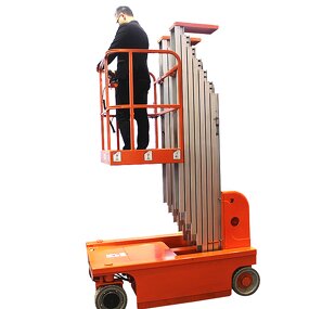 Aerial Work Platform Manufacturer - OEM/ODM Self Propelled Single Mast Aluminum Lifter