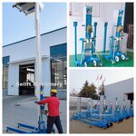 Material Lifting Machine Manufacturer - OEM/ODM 3.5m-7.9m Building Manual Single Mast