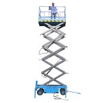 Electric Scissor Lift Platform Manufacturer - OEM/ODM CE 6m-18m 500kg Mobile