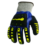 Impact Protection Gloves Manufacturer - TPR Sandy Nitrile Coated Waterproof