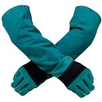 Animal Handling Gloves Factory - Long Sleeves Thickened Cowhide Anti Bite