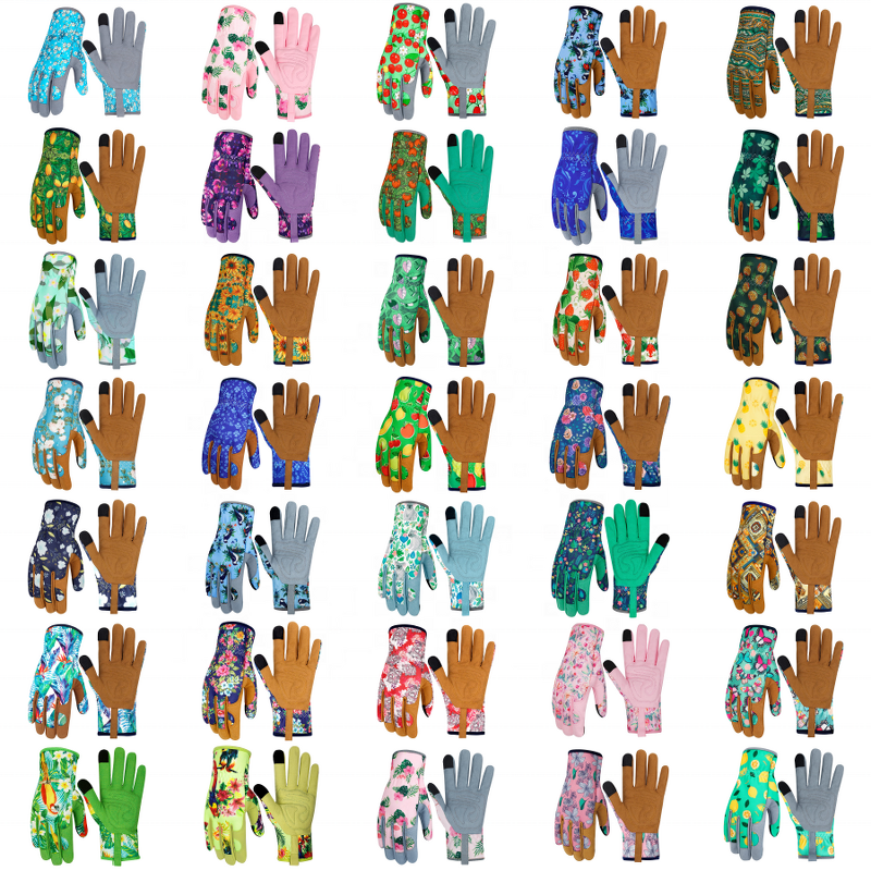 Flower Leather Garden Gloves Factory - BSP Wholesale Custom Womens Ladies Work