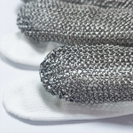 Stainless Steel Butcher Gloves Supplier - BSP A9 Guantes De Acero Anti Cut Oyster