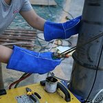 Fire Resistant Welding Gloves Manufacturer - BSP Guante De Soldador Long Cuff