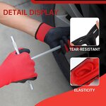 Puncture Resistant Work Gloves Factory - Large Latex Coated Garden Warehouse