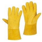 Welding Cow Leather Gloves Manufacturer - Hot Selling Guante CueroConstruccion