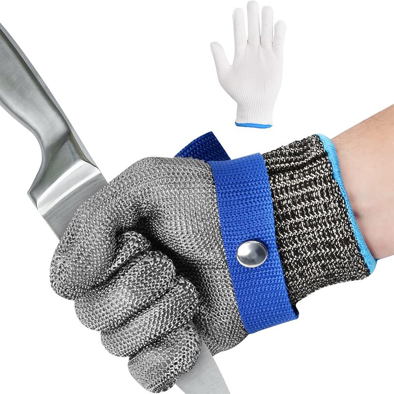 Stainless Steel Mesh Gloves Supplier - BSP Level 9 Anti Cutting Hand A9 Butcher