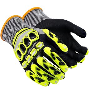 HPPE TPR Knuckle Gloves Factory - BSP Sandy Nitrile Anti Impact Working Cut