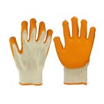 Latex Half Coated Gloves Factory - Wholesale Custom Labor Cotton Fiber Safety