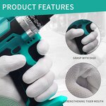 Finger Protect Gloves Supplier - Factory Wholesale Lightweight Breathable Cuff