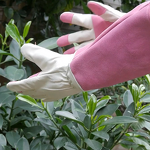 Long Sleeve Garden Gloves Manufacturer - Durable Women Top Grain Genuine Leather