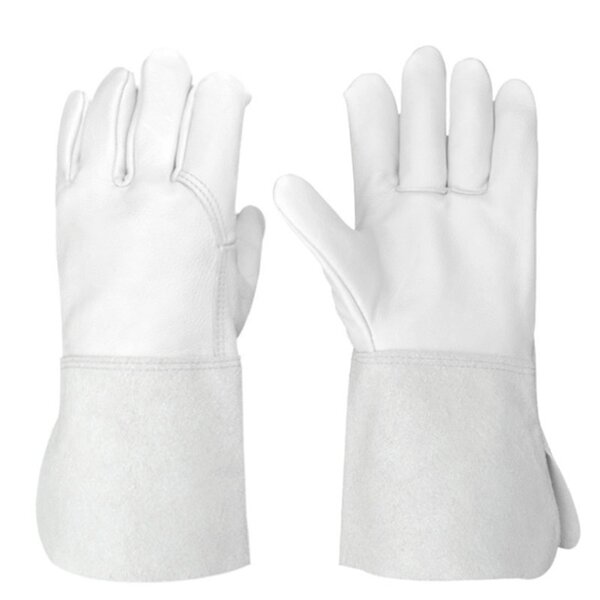 Sheepskin Welding Gloves Factory - Hot Sales Insulated Heat Proof Long Sleeves