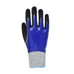 PU Coated Safety Gloves Supplier - Nylon Knitted Black General Purpose Work