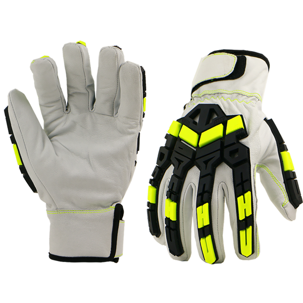 Leather Impact Gloves Supplier - BSP Cut-resistant Cowhide Anti Impact Glove