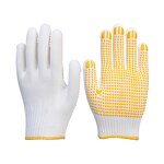 PVC Dotted Work Gloves Supplier - Cotton Yarn Breathable Knitted Wholesale