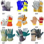 Double Palm Leather Gloves Supplier - Cotton Leather Palm Safety Industrial