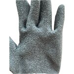 Reusable Work Gloves Manufacturer - Cotton Lining Latex Crinkle Coated Knit Wrist