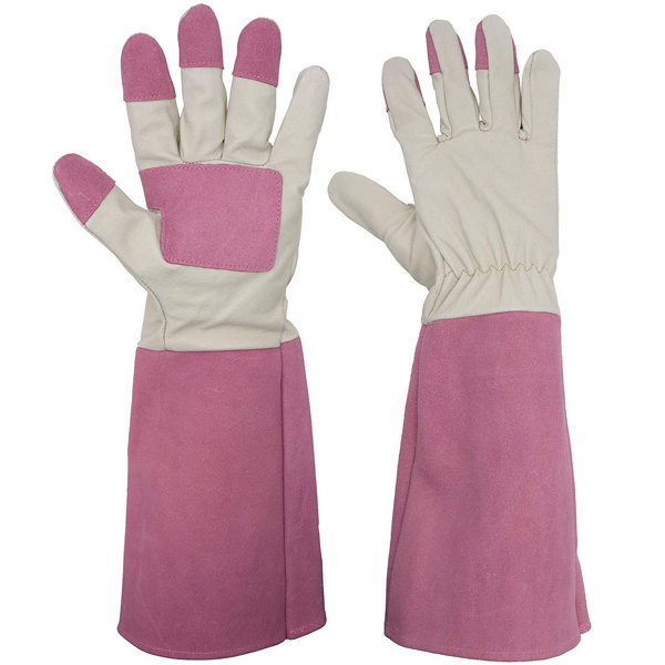 Long Sleeve Garden Gloves Manufacturer - Durable Women Top Grain Genuine Leather