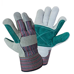 Construction Welding Gloves Supplier - Factory 10.5 Inch Kids Leather Palm