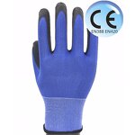Nitrile Dip Gloves Manufacturer - Blue Nitrile Coated Gloves in Qingdao