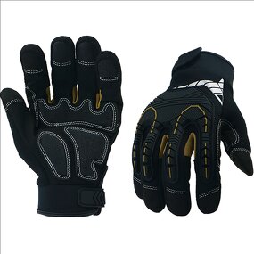 Heavy Duty Mechanic Gloves Supplier - Custom Logo Winter Water Proof Tpr Impact