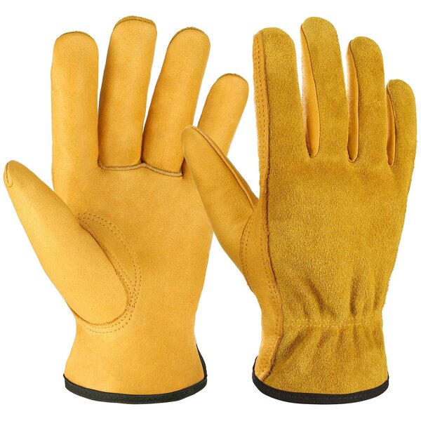 Waterproof Work Gloves Factory - Custom Logo Cowhide Sheepskin Construction