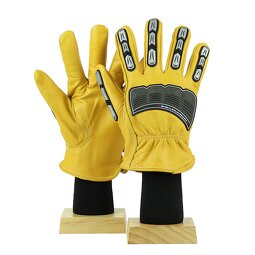 Driver Impact Gloves Factory - Hot Sale Durable Machine Washable Leather