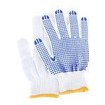 PVC Dotted Work Gloves Supplier - Custom Dotted Construction Blue Dotted