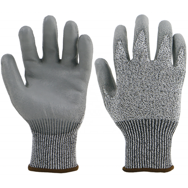 Cut Resistant Gloves Supplier - 4X42D Pu Coated A4 Safety Work Level 5