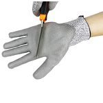Cut Resistant Gloves Supplier - 4X42D Pu Coated A4 Safety Work Level 5