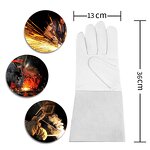 Sheepskin Welding Gloves Factory - Hot Sales Insulated Heat Proof Long Sleeves
