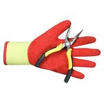 Knitted Working Gloves Manufacturer - Hot Selling An-slip Latex Safety Industry